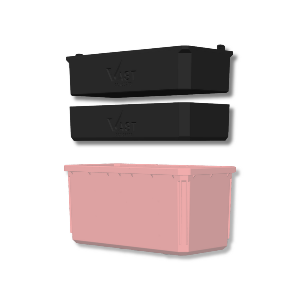 Milwaukee PACKOUT Deep Organizer Rectangle Nesting Bin Set