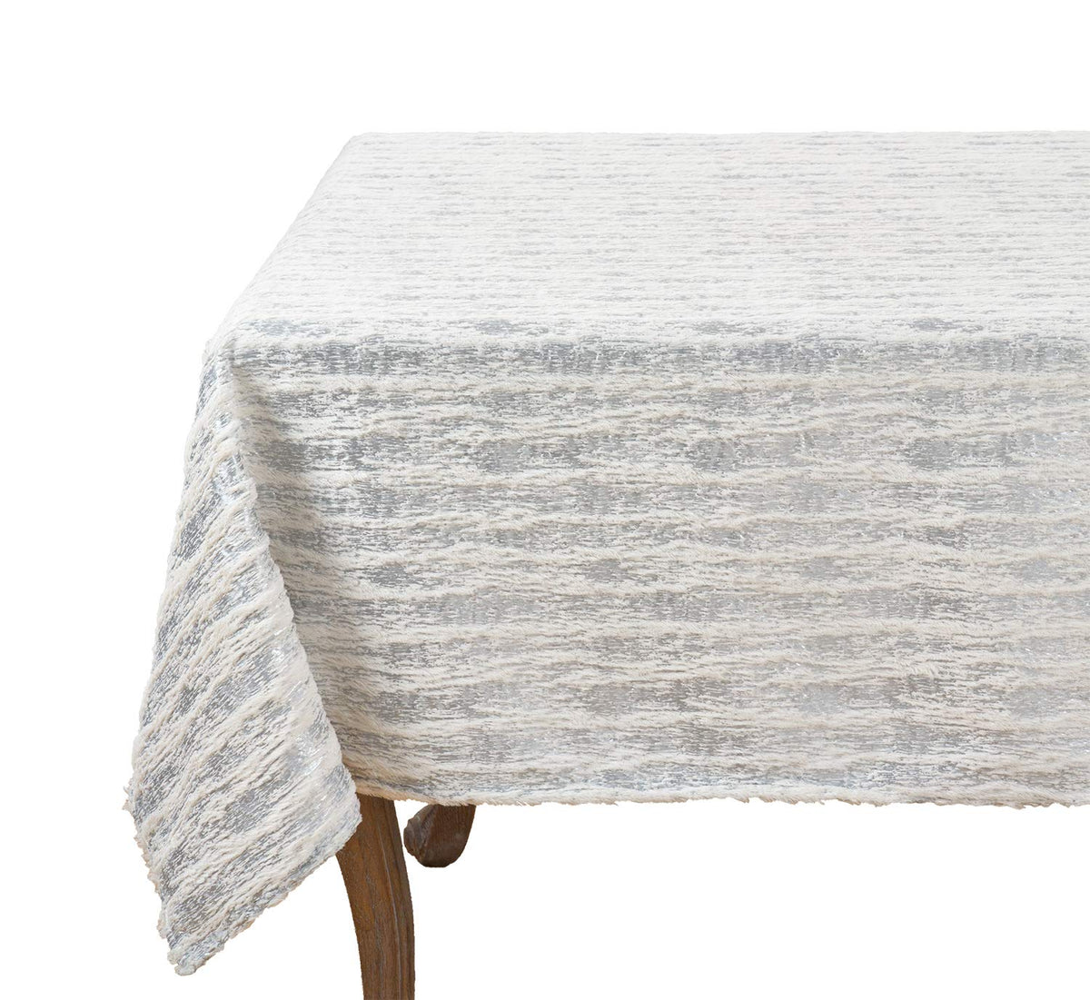 Fennco Styles Brushed Metallic Foil Collection Glamorous Faux Fur Home Décorr – Metallic Color Home Decoration for Christmas Dinner, Family Gathering, Special Events and Home Décor
