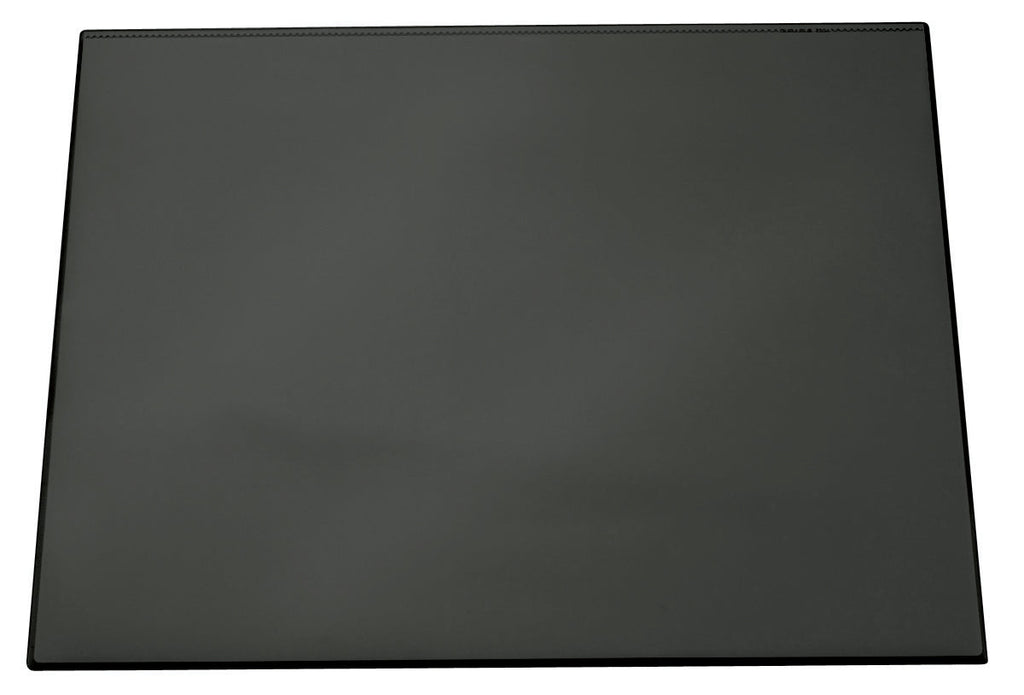 Durable Clear Overlay Non-Slip Desk Mat Notes Protector Pad | 25" x 20" Inches | Black | Pack of 5
