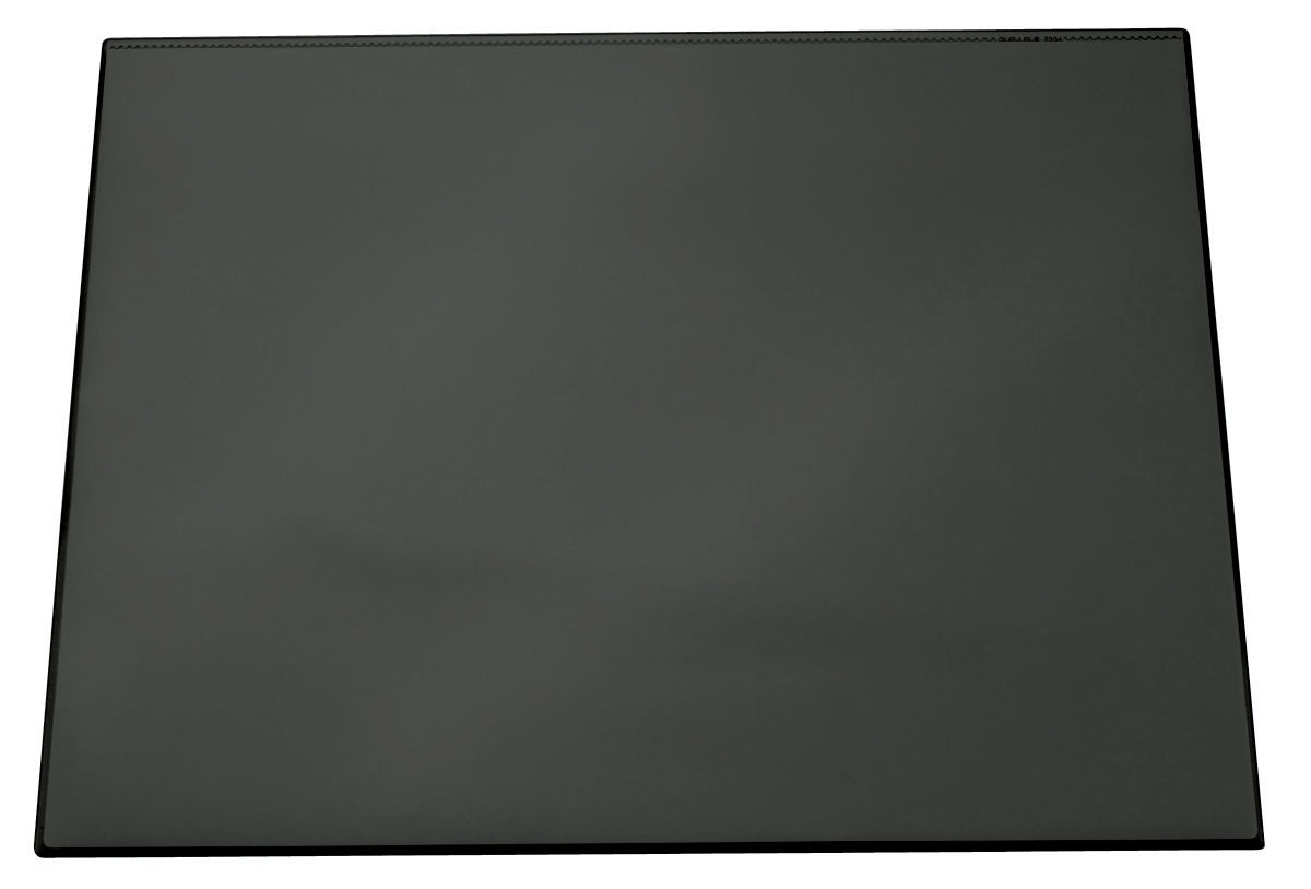 Durable Clear Overlay Non-Slip Desk Mat Notes Protector Pad | 25" x 20" Inches | Black | Pack of 5