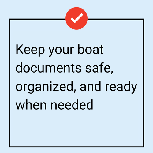 Boat Documents Organizer
