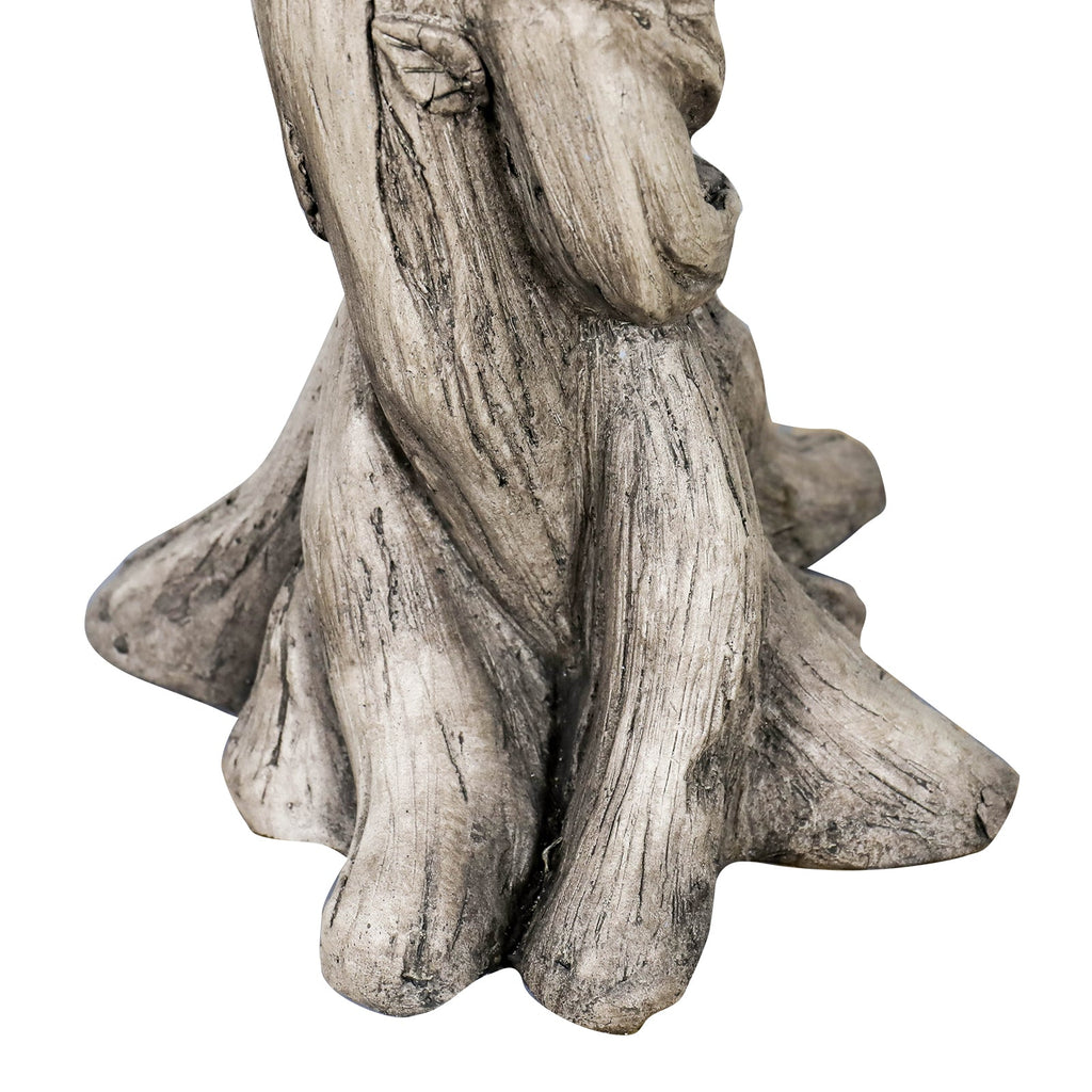 Concrete Bird Bath Statue Classical Goddess 25 Inch