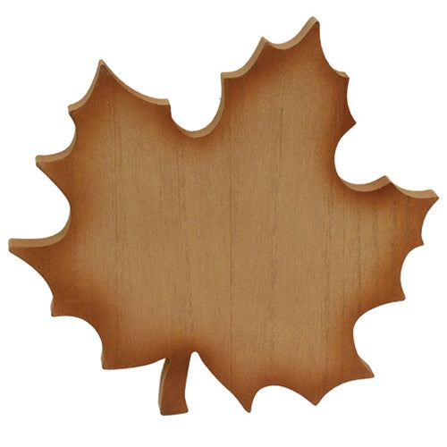 Natural Wood Fall Leaf Riser for Farmhouse Decor