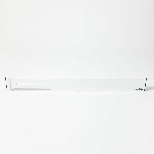 Bamboo Expandable Drawer Dividers – White