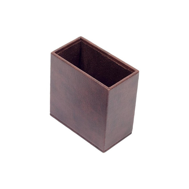 MOOG Leather Desk Set - Double Document Tray- Brown - 10 PCS