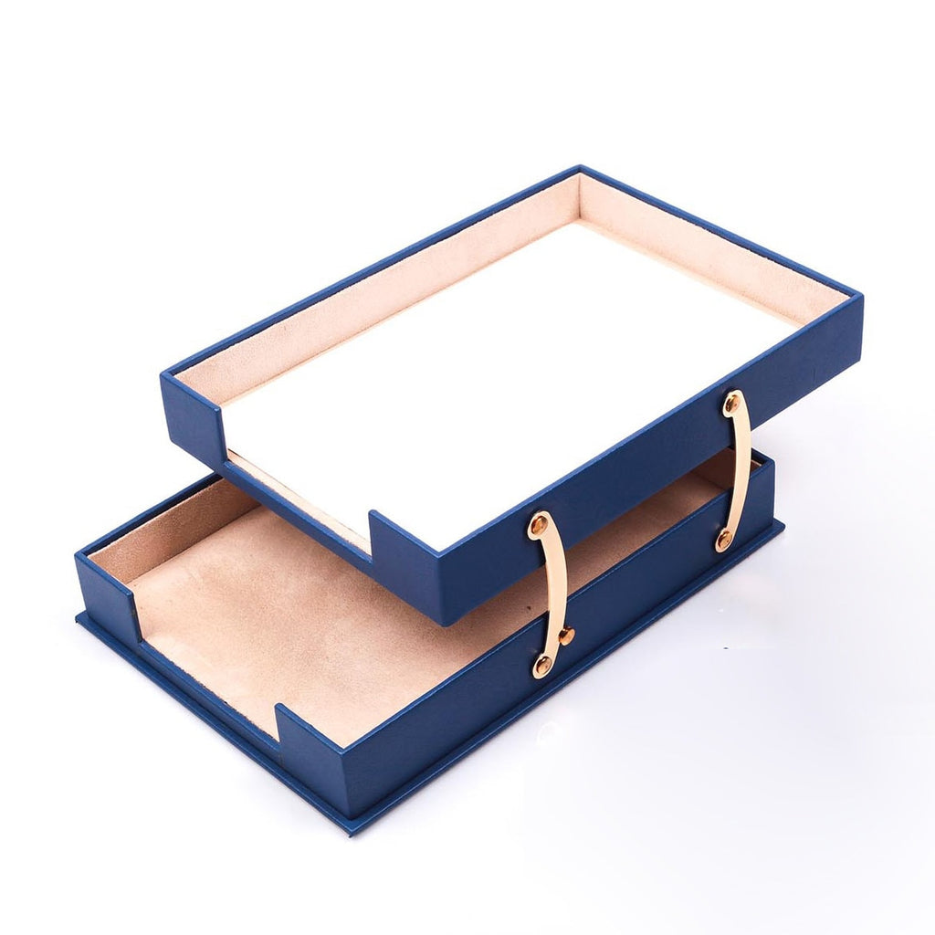 MOOG Double Leather Document Tray