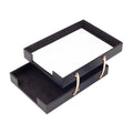 MOOG Double Leather Document Tray